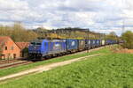 Belgiën
Lok 186 269 von Crossrail mit einem Containerzug, in Sint-Martens-Bodegem
14/4/2023