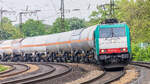 186 213 mit Kesselwagen in Duisburg Lotharstraße am 01.05.2024
