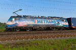186 534 Metrans Seidenstrasse am 21.04.26 im Bahnhof von Niemberg.
