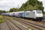 LINEAS 186 296 mit dem Tomorrowland-Partyzug in Viersen am 28.07.2025