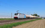 Hohberg - 30. April 2025 : Railpool 186 452 mit einem Kesselzug in Richtung Schweiz unterwegs.
Link zum Video : https://www.youtube.com/watch?v=24COCBMdSjQ