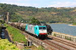 Deutschland
Lok 186 346 von Lineas zieht einem BASF Kesselzug Antwerpen - Ludwigshafen, in Oberwesel
23/7/2026