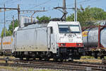 Lok 186 903-1 durchf�hrt am 16.07.2026 solo den Bahnhof Pratteln.