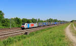 B�hl/Baden - 2. Mai 2025 : Railpool/BLS 186 187 mit einem Kombi in Richtung Schweiz unterwegs.
Link zum Video : https://www.youtube.com/watch?v=XGaSAIQKYAk