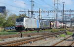 D-RailPool  + Beacon- Loks 186 501-3 + 193 660 unterwegs in Pratteln am 02.10.2026