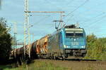 LTE 186 944 kommt mit einem Getreidezug am Fotopunkt in Dedensen-G�mmer vorbei 22.10.2026