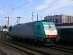 Ein seltener Gast im Dortmunder Hbf.,die E 186 117 auf dem Mittelgleis zwischen Bahnsteig 23 und 26.(18.04.2008)