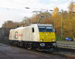 Die neue E186 175-6 der Euro Cargo Rail fhrt Lz in Richtung Gttingen.