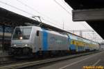 E186 143-4  Railpool-Przewozy Regionalne  mit Personenzug aus Toruń, Poznań Głwny, 01.12.2009