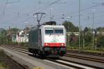 E 186 150 (TL) als Lz in Solingen Hbf am 27.09.09