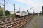 E 186 138, am 17.August 10 mit Tankzug in Lehrte.