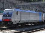 186 285 RTC Rangiert im Bahnhof Brenner