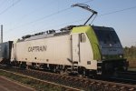 Captrain 186-142 am 9.10.10 in Duisburg-Bissingheim