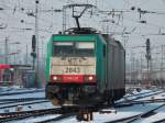 Cobra 186 235 (2843) rangiert am 31.01.2012 in Aachen West.