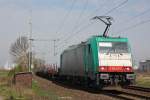 CBR E186 247 (i.E fr CFL Cargo) am 3.4.12 im Porz Wahn.