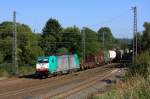 Die 186 212 (2820) am 08.09.2012 in Eschweiler Hbf.