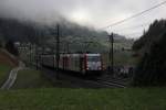 Lokomotion 185 665, 185 664 und 3 weitere Loks im Einsatz fr Lokomotion fahren am 02.11.12 als Lokzug von Brennero/Brenner nach Kufstein. Festgehalten bei St.Jodok.