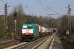 Die 186 222 (2830) am 27.03.2013 in Eilendorf.