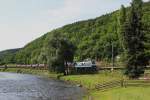 186 110  Rail Magazine  der Rurtalbahn fuhr am 10.07.13 einen Kesselwagenzug durch Remschtz.