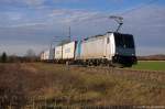 E 186 275-4 Railpool GmbH für METRANS Rail s.r.o mit einem METRANS Containerzug aus Richtung Salzwedel kommend in Stendal(Wahrburg) und war auf dem Weg zum DUSS-Terminal Leipzig-Wahren.