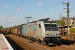 E 186 143-5 Floyd Railpool in D�sseldorf Rath, April 2014.