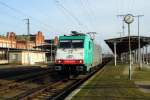 Am 18.01.2015 kam die E 186 245-7  von der ITL aus Richtung Magdeburg nach Stendal und fuhr weiter in Richtung Wittenberge.