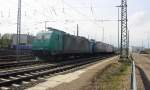 185 576-6,145 CL-204,186 150,186 132 alle von Crossrail stehen in Aachen-West.
Bei Sonne und Regenwolken am Nachmittag vom 26.4.2015.
