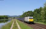 186 341-4 mit einem Containerzug bei Steinbourg 18.5.15