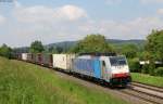 186 102-0 mit dem DGS 41023 (Venlo-Melzo) bei Kollmarsreute 21.5.15