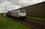 186 431-3 mit dem Northeimer in Allerheiligen am Sonntag den 24.4.2016 bei auf ziehendem schlechten Wetter.