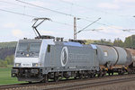 CTL 186 266-3  am 29.04.16  13:58 nördlich von Salzderhelden am BÜ 75,1 in Richtung Göttingen