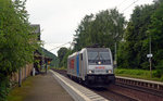186 272 der Lotos rollte am 17.06.16 Lz durch Krippen um in Bad Schandau Ost einen Güterzug abzuholen.