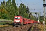 Alle guten Dinge sind 3. Die dritte Belohnung für das frühe Aufstehen um 6 Uhr war die E 186 325-7 der DB mit einem Leerzug bestehend aus Autowagen von DB Schenker.

Königswinter 17.09.2016
