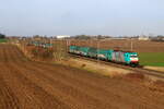 Belgiën 
Lok 2905 186350 vom Lineas zieht einem Stahlzug in Pousset 
18/2/2026
