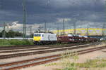 Mittlerweile sind fast alle von der DB bestellten Loks der BR 186 an die DB-Tochter EuroCargoRail übergegangen.