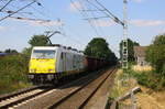 186 179-8  der Euro Cargo Rail kommt mit einem Schrottzug aus Köln-Kalk(D) nach Genk-Goederen(B) und kommt aus Richtung