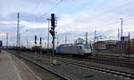 186 297-8 von Railpool  fährt mit einem Kesselzug aus Antwerpen-BASF(B) nach  Ludwigshafen-BASF(D) bei der Ausfahrt aus Aachen-West und fährt in Richtung