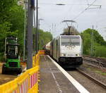 186 295-2 von Lineas/Railpool kommt als umleiter aus Richtung Aachen-Wes,Laurensberg,Richterich mit einem gemischten Güterzug aus Antwerpen-Noord(B) nach Köln-Gremberg(D) und fährt