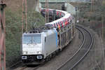 Rpool 186 431-3 auf der Hamm-Osterfelder Strecke in Recklinghausen 30.1.2020