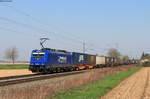 186 268-9 mit dem DGS 43525 (Zeebrugge Vorming-Domo II) bei Riegel 19.3.20