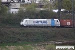 METRANS 186 437-0 am 14.04.2016 in Dresden-Cotta