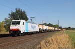185 639-2 RTB mit Kesselwagen bei Woltorf am 30.08.2016
