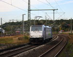 186 421-4 von der Rurtalbahn kommt als Lokzug aus Venlo(NL) nach Aachen-West(D) nd kommt aus Richtung