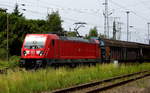 Am 27.06.2017 fuhr die 187 103-7 von der DB Cargo Deutschland AG, von Stendal nach Magdeburg .