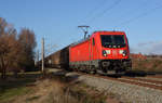 Mit einem gemischten Güterzug am Haken rollte 187 107 am 04.12.18 durch Greppin Richtung Bitterfeld. Gruß zurück!
