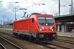 DB Cargo Deutschland AG mit  187 081  [NVR-Number: 91 80 6187 081-5 D-DB] am 05.02.19 Bf. Flughafen Berlin-Schönefeld.