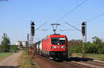 187 172-2 mit dem EZ 51949 (Mannheim Rbf-Offenburg Gbf) bei Waghäusel 22.4.20