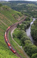 Unbekannte 187 mit Gemischtwarenladen Richtung Kornwestheim am 30.06.2020 bei Besigheim aus anderer Perspektive.