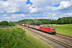 187 185 mit einem Güterzug am 19.07.2020 bei Vierkirchen.