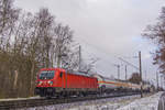 187 100 mit Kesselzug kommend aus Richtung Schönermark / Uckermark 15/01/2021